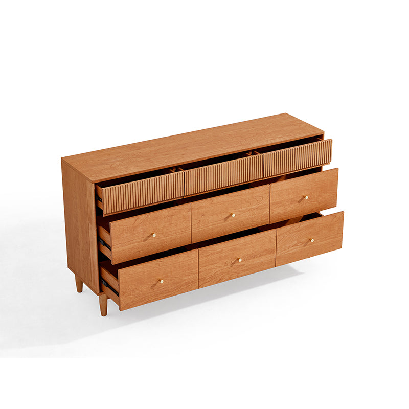 Caroline Multi-Drawer High-Leg Bedside Storage Cabinet for Home Multiple Size