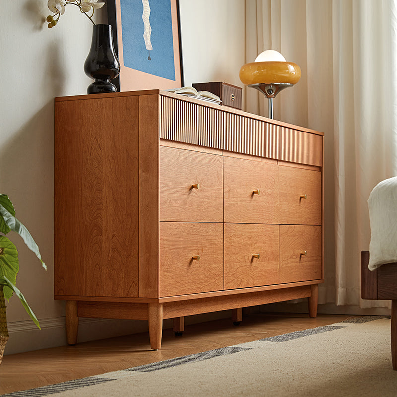 Caroline Multi-Drawer High-Leg Bedside Storage Cabinet for Home Multiple Size