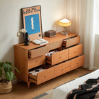 Caroline Multi-Drawer High-Leg Bedside Storage Cabinet for Home Multiple Size