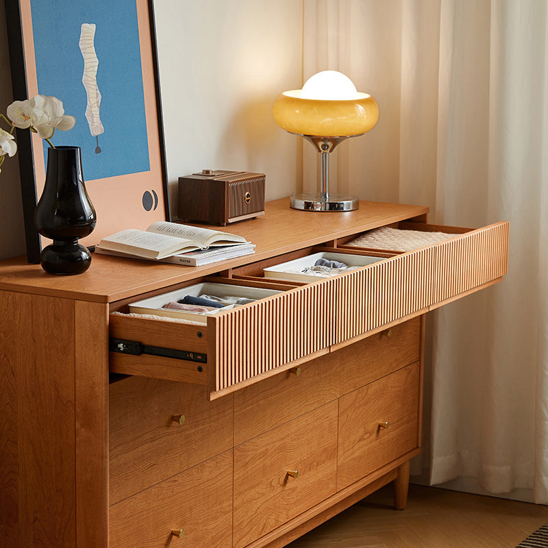 Caroline Multi-Drawer High-Leg Bedside Storage Cabinet for Home Multiple Size