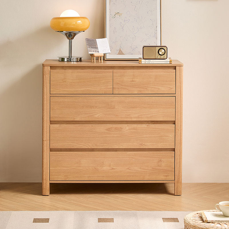 Alastair Multi-Drawer Bedside Storage Cabinet for Home Multiple Size Natural Wood Color