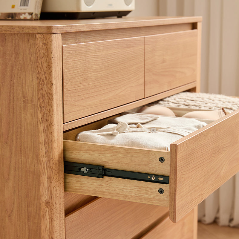 Alastair Multi-Drawer Bedside Storage Cabinet for Home Multiple Size Natural Wood Color