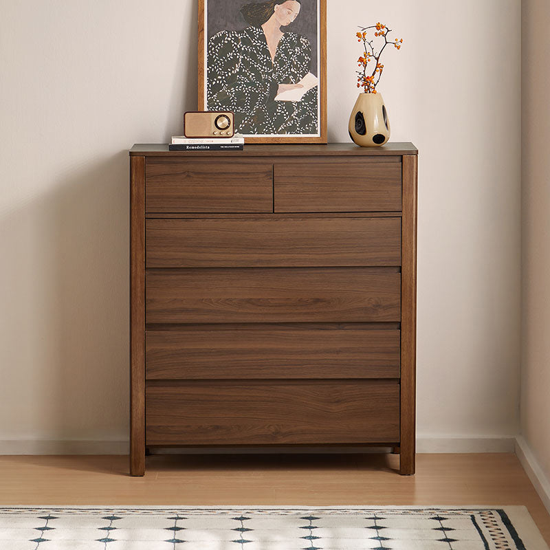 Alastair Multi-Drawer Bedside Storage Cabinet for Home Multiple Size Natural Wood Color