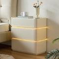 Henry 60cm/120cm Multi-Drawer Bedside Storage Cabinet With Lighting for Home