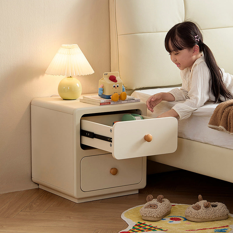 Adele Children Side Table/Bedside Table with Drawer For Bedroom White