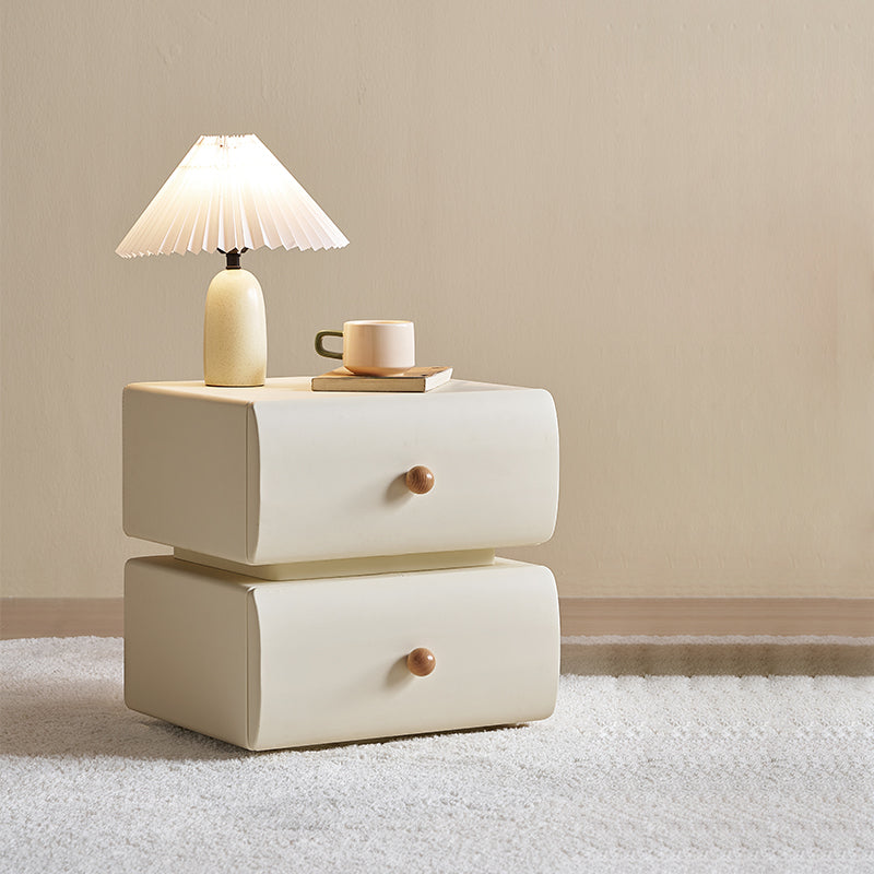 Guinevere Children Side Table/Bedside Table with Drawer For Bedroom White