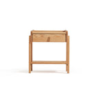 Harlan 45cm FAS-Graded Solid American Oak Wood Side Table/Bedside Table For Bedroom