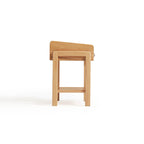 Harlan 45cm FAS-Graded Solid American Oak Wood Side Table/Bedside Table For Bedroom