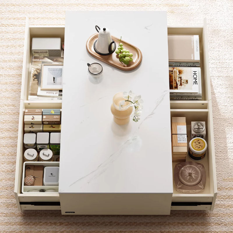 Preston 1.2m Classic Design Ceramic Coffee Table With Drawer