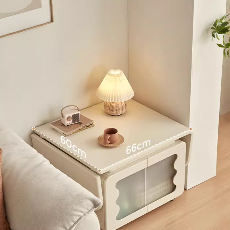 Preston Classic Design Foldable Coffee Table with Swivel Casters