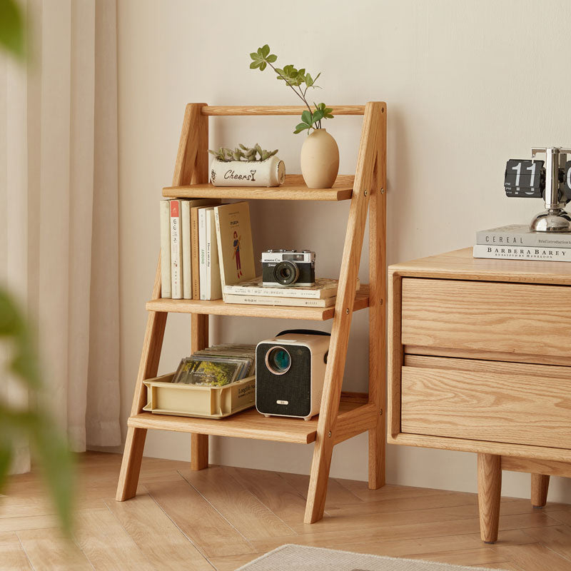 Eden 45cm FAS-Graded Solid American Oak Wood Multi-layered Design Storage/Shelf For Home Natural Wood