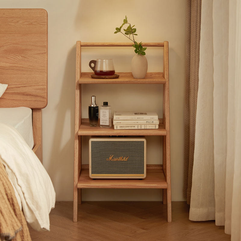 Eden 45cm FAS-Graded Solid American Oak Wood Multi-layered Design Storage/Shelf For Home Natural Wood