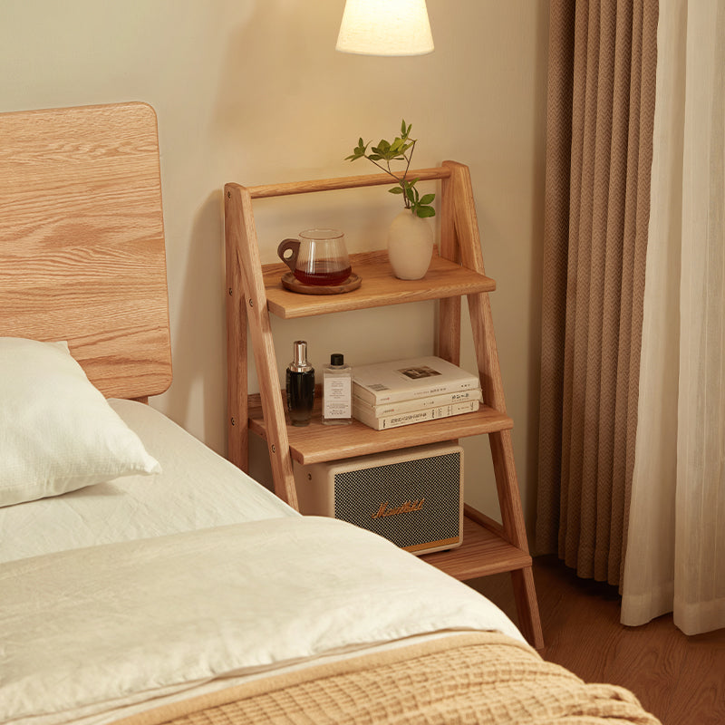 Eden 45cm FAS-Graded Solid American Oak Wood Multi-layered Design Storage/Shelf For Home Natural Wood