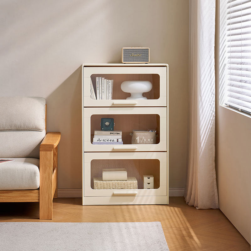 75cm Flip-door Modular Bookcase Bookshelf/Storage Rack White