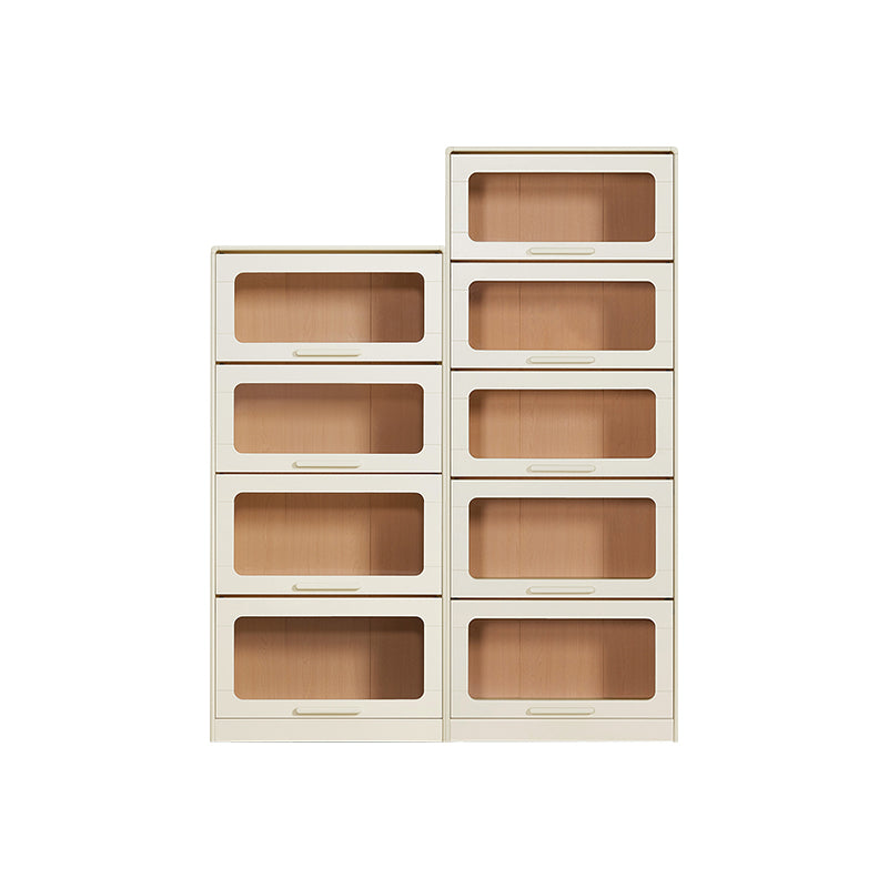 75cm Flip-door Modular Bookcase Bookshelf/Storage Rack White