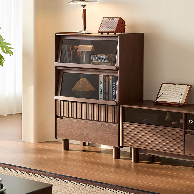 Gideon 79cm Flip-door Bookcase Display Shelf/Storage Cabinet