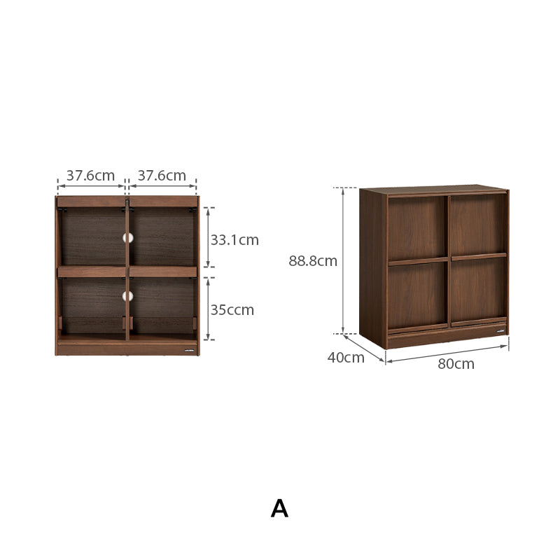 Jericho 80cm/120cm Flip-door Modular Storage Cabinet Display Shelf & Storage for Home
