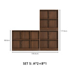 Jericho 80cm/120cm Flip-door Modular Storage Cabinet Display Shelf & Storage for Home