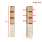 Diana 3-Tier Floor Bookcase Bookshelf/Storage Rack with Drawer