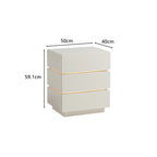 Malcolm 50cm/120cm Multi-Drawer Bedside Storage Cabinet for Home