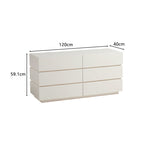 Malcolm 50cm/120cm Multi-Drawer Bedside Storage Cabinet for Home