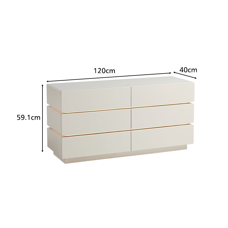 Malcolm 50cm/120cm Multi-Drawer Bedside Storage Cabinet for Home