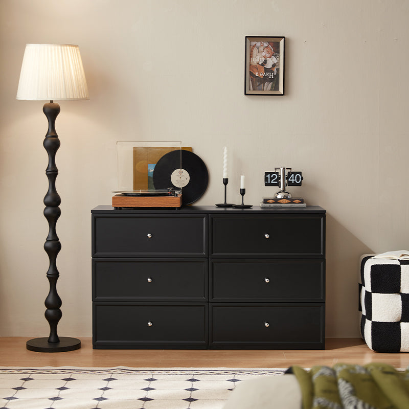 Sophia Multi-Drawer Bedside Storage Cabinet for Home Black/White
