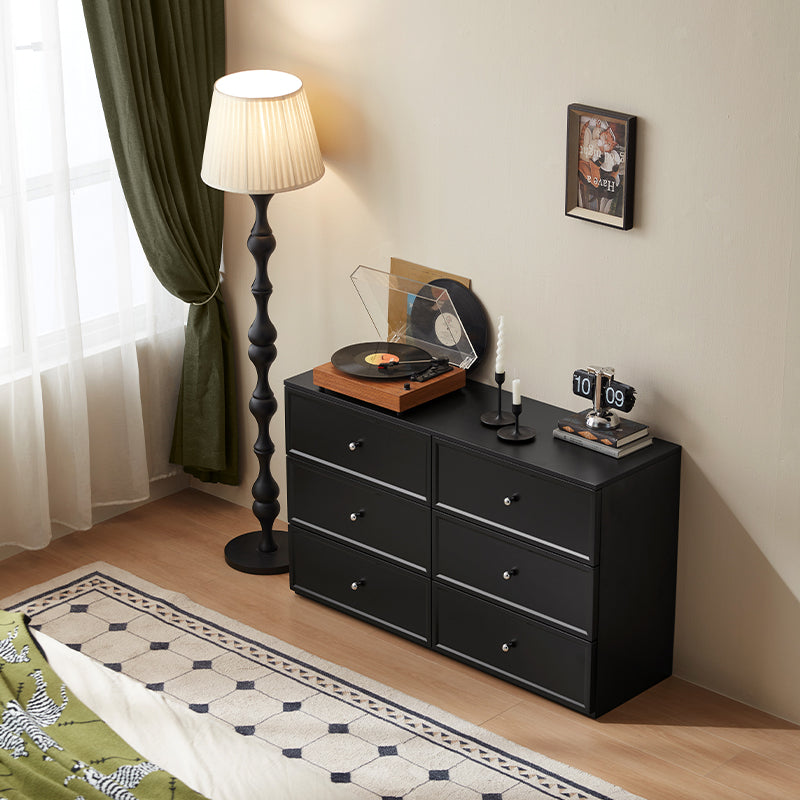 Sophia Multi-Drawer Bedside Storage Cabinet for Home Black/White