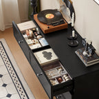 Sophia Multi-Drawer Bedside Storage Cabinet for Home Black/White