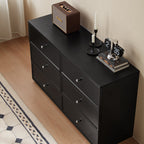 Sophia Multi-Drawer Bedside Storage Cabinet for Home Black/White