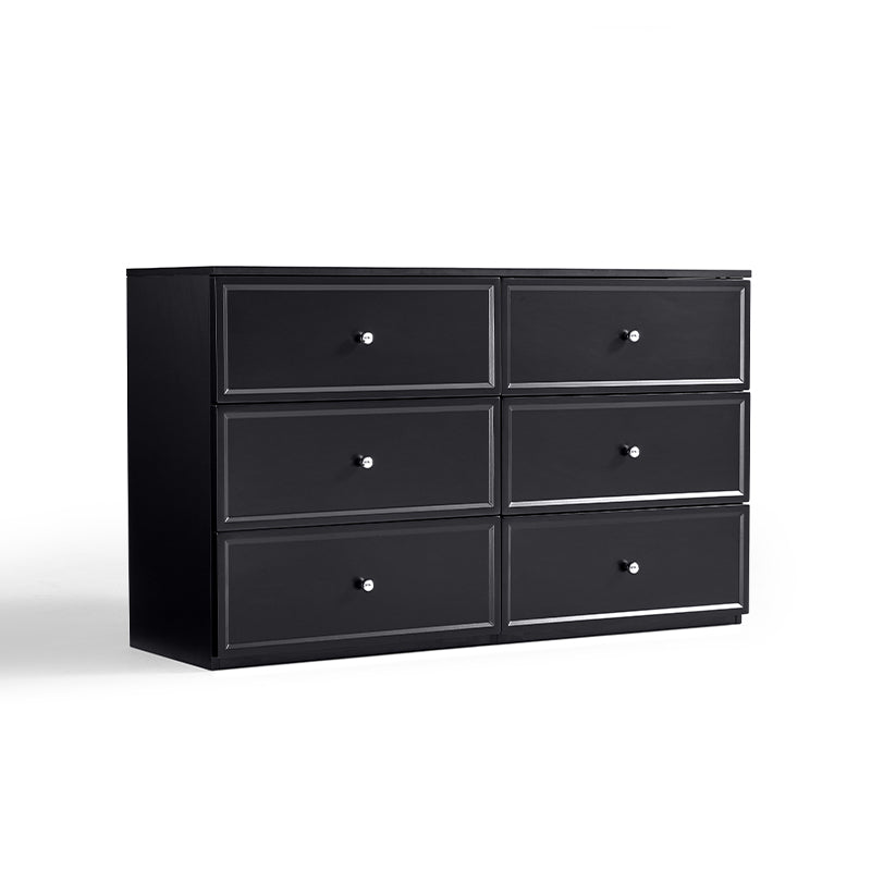 Sophia Multi-Drawer Bedside Storage Cabinet for Home Black/White