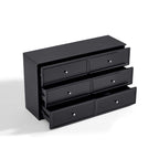 Sophia Multi-Drawer Bedside Storage Cabinet for Home Black/White