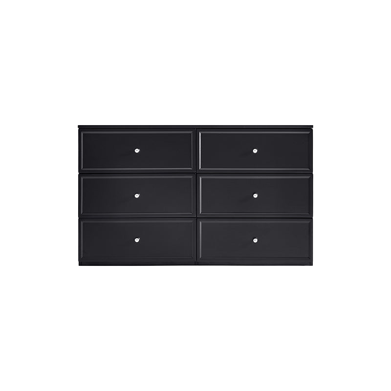 Sophia Multi-Drawer Bedside Storage Cabinet for Home Black/White