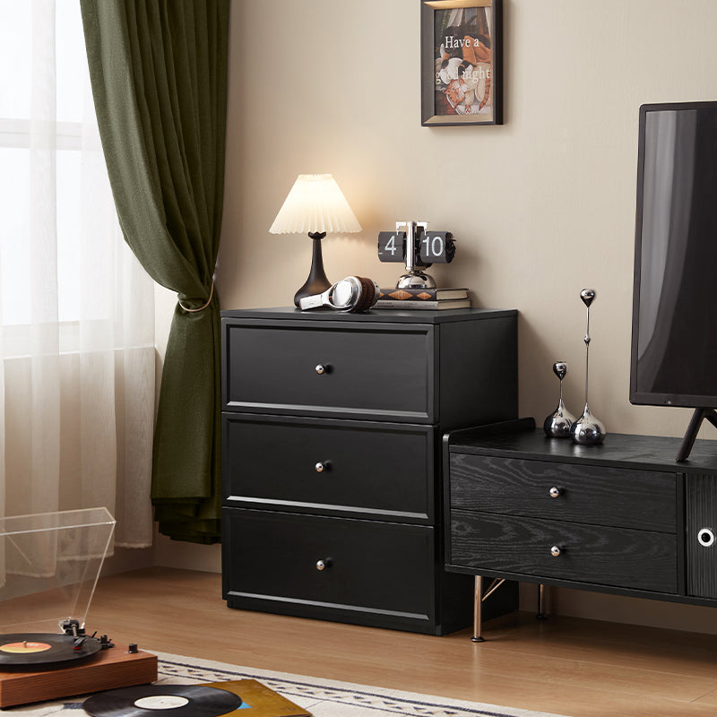Sophia Multi-Drawer Bedside Storage Cabinet for Home Black/White