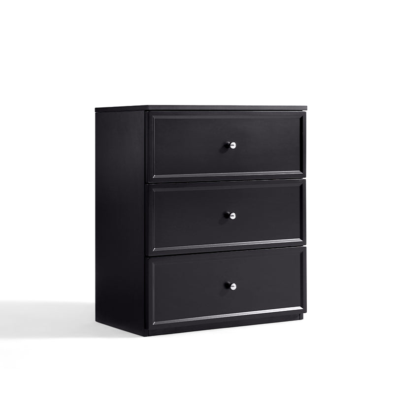 Sophia Multi-Drawer Bedside Storage Cabinet for Home Black/White