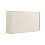 Sophia Multi-Drawer Bedside Storage Cabinet for Home Black/White