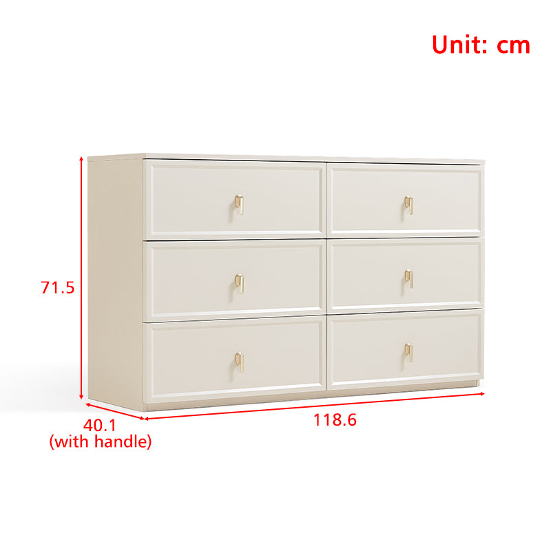 Sophia Multi-Drawer Bedside Storage Cabinet for Home Black/White