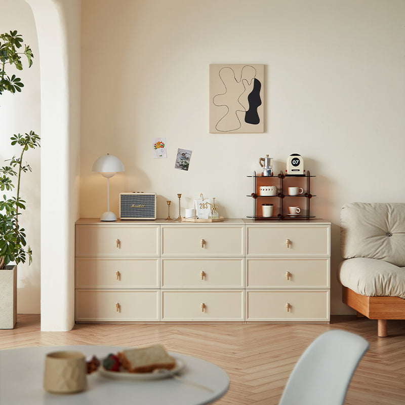 Sophia Multi-Drawer Bedside Storage Cabinet for Home Black/White