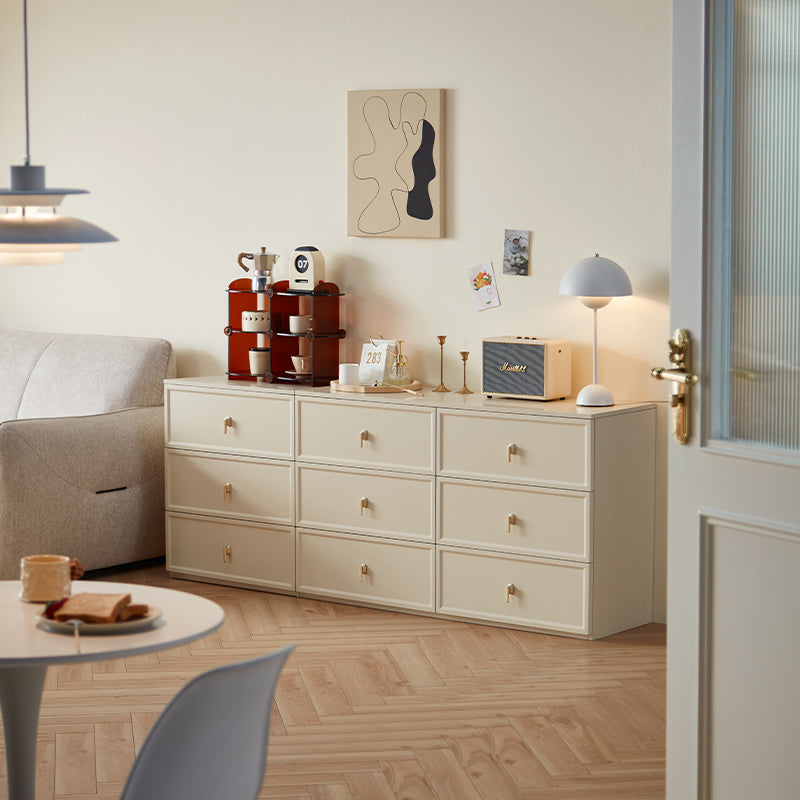 Sophia Multi-Drawer Bedside Storage Cabinet for Home Black/White