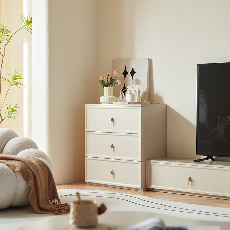 Sophia Multi-Drawer Bedside Storage Cabinet for Home Black/White