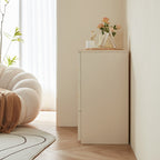 Sophia Multi-Drawer Bedside Storage Cabinet for Home Black/White