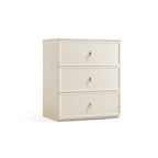 Sophia Multi-Drawer Bedside Storage Cabinet for Home Black/White