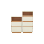 Nova 0.4m/0.6m Multi-Drawer Bedside Storage Cabinet for Home