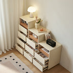 Nova 0.4m/0.6m Multi-Drawer Bedside Storage Cabinet for Home