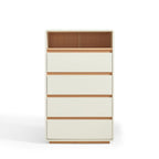 Nova 0.4m/0.6m Multi-Drawer Bedside Storage Cabinet for Home