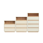 Nova 0.4m/0.6m Multi-Drawer Bedside Storage Cabinet for Home