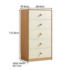 Stow Multi-Drawer Bedside Storage Cabinet for Home