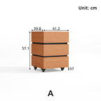 Blair Multi-Drawer Fashionable Bedside Storage Cabinet for Home