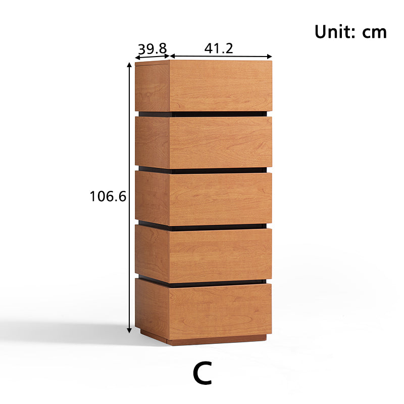 Blair Multi-Drawer Fashionable Bedside Storage Cabinet for Home