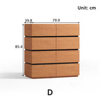 Blair Multi-Drawer Fashionable Bedside Storage Cabinet for Home